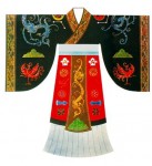 A drawing of Han Emperor’s Mianfu