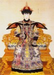 Portraits of a queen of the Qing Dynasty. (Part of Portraits of Emperors and Queens of the Qing Dynasty colleted by Beijing Palace Museum)