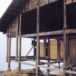 The Ganlan wood building