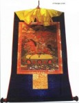 A Thangka scroll