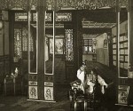 In 1927 Mei Lanfang put on a Peking Opera with a full range of real stage setting, an innovation at the time. Photo by courtesy of Mei Lanfang Museum.